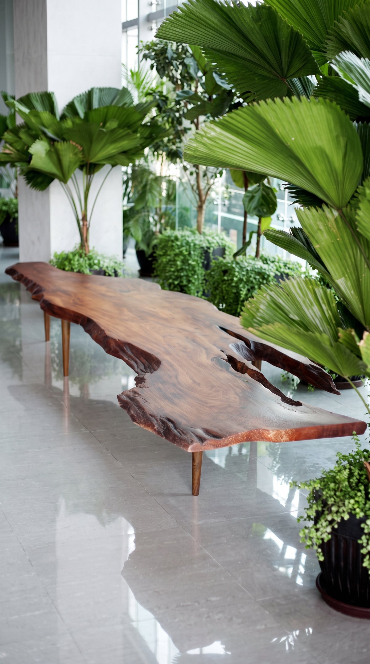 Live Edge Bench