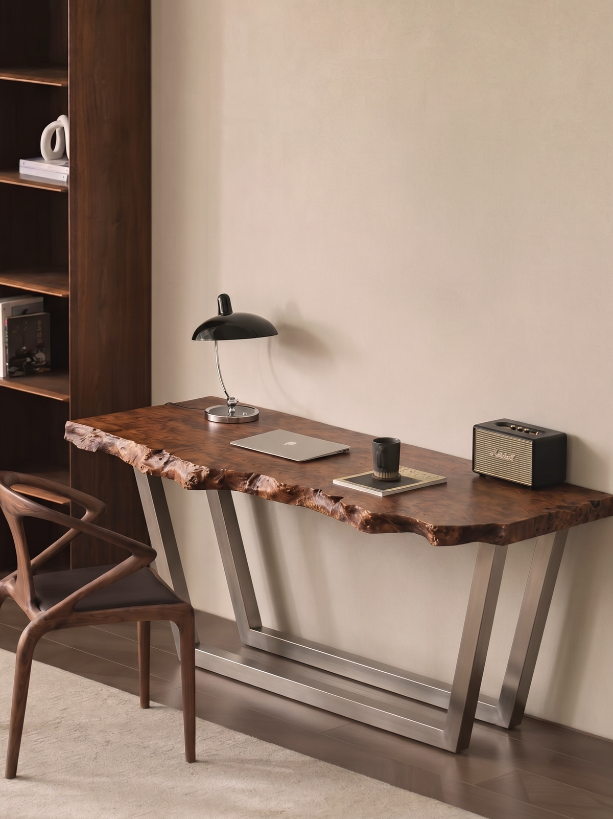 Canela Live Edge Desk
